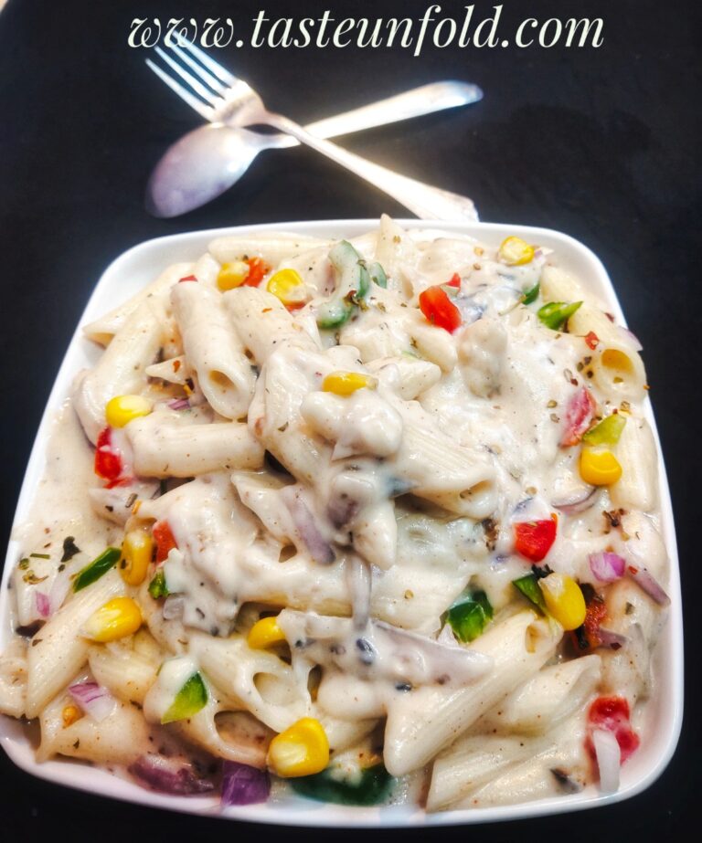 white sauce pasta