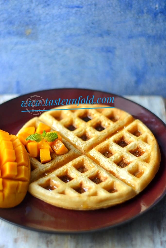 eggless waffle